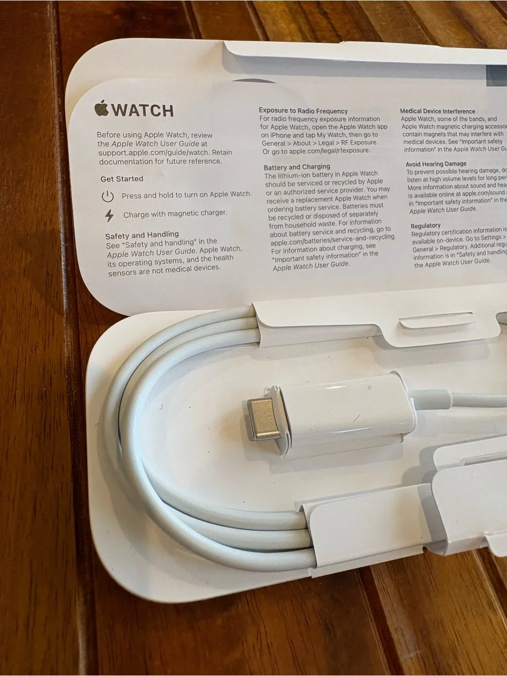 Apple USB-C Magnetic Watch Charging Cable — White